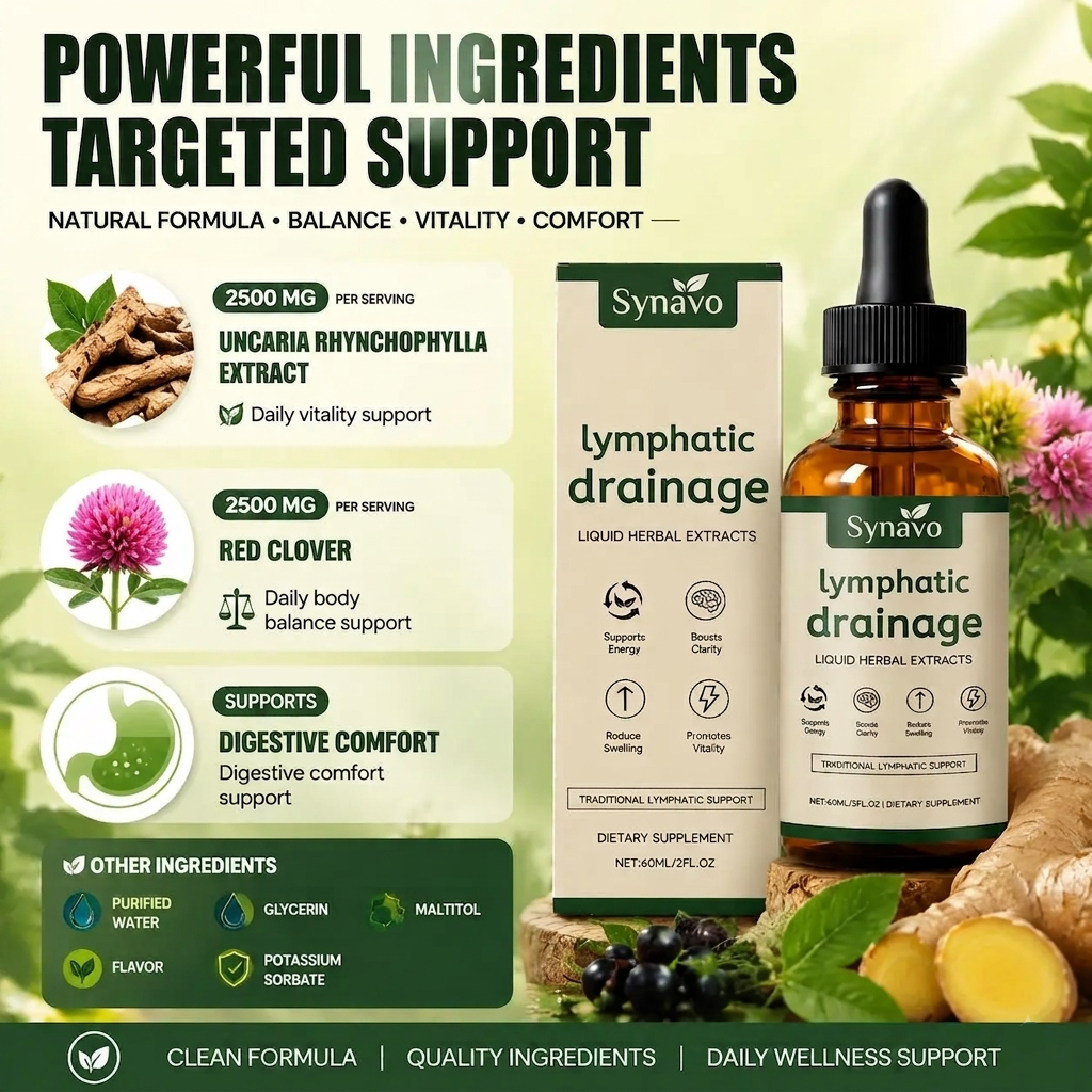 SYNAVO Lymphatic Herbal Drops